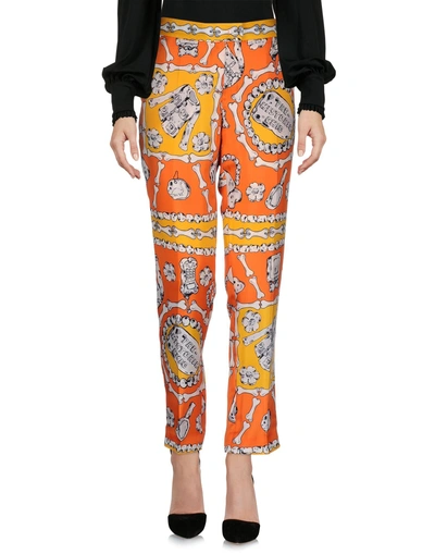 Shop Moschino Cheap And Chic Pants In Orange