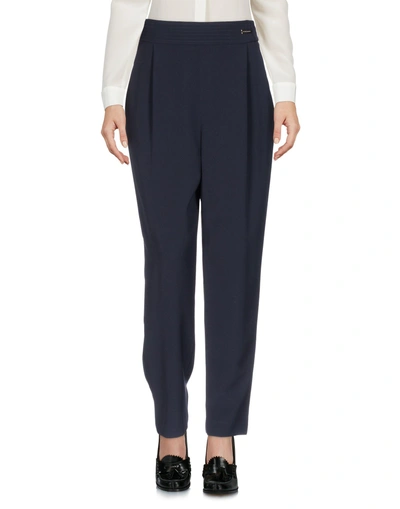 Shop Alessandro Dell'acqua Casual Pants In Dark Blue