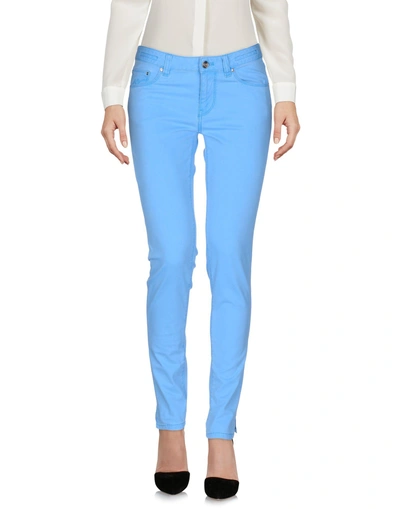 Shop Pt0w Casual Trouser In Sky Blue