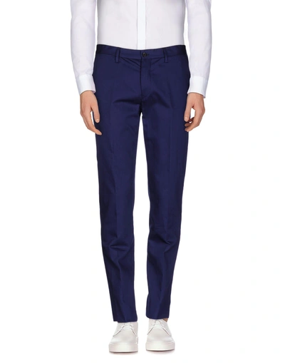 Shop Maison Margiela Casual Pants In Blue