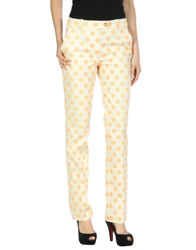 Shop Bernhard Willhelm Casual Pants In Apricot