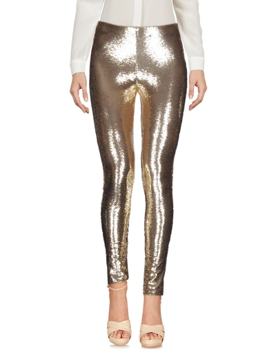 Shop Amen Couture Casual Pants In Gold