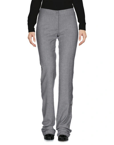 Shop Cristiano Burani Casual Pants In Grey
