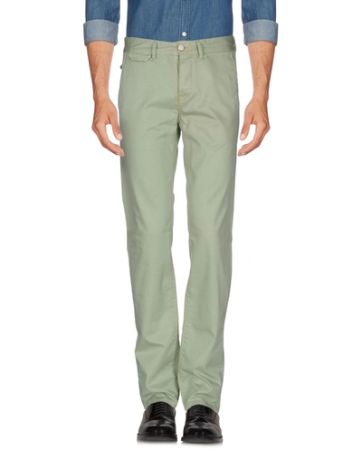 Shop Jeckerson Man Pants Light Green Size 30 Cotton