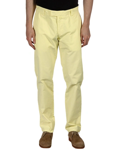 Shop Orlebar Brown Casual Pants In Yellow