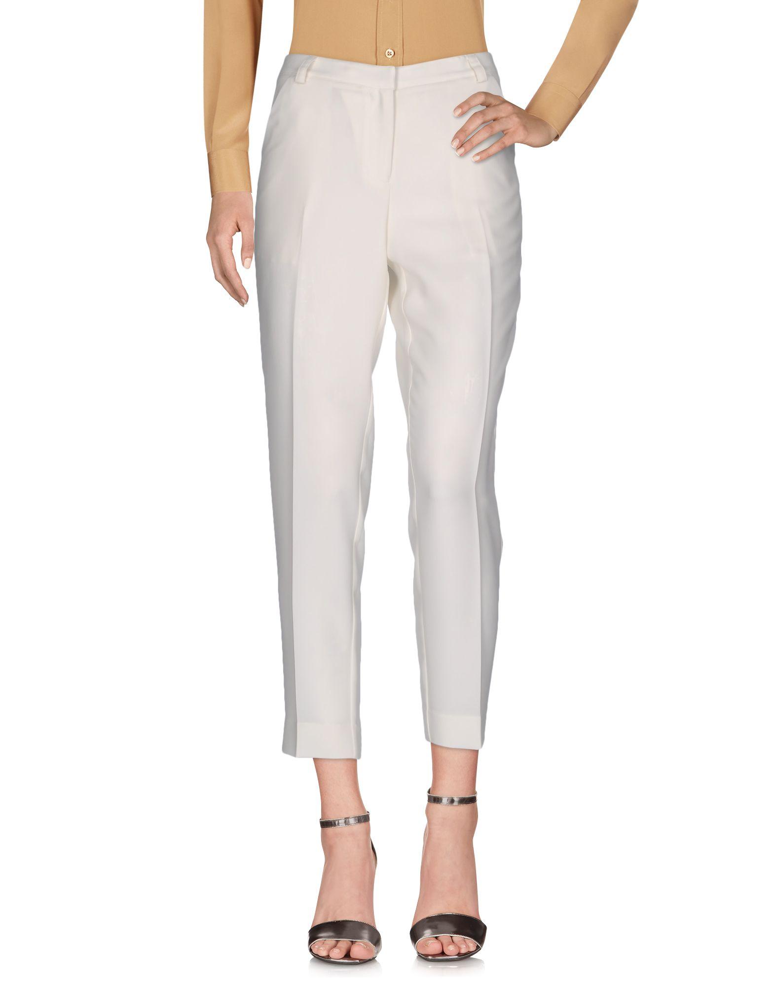 Armani Jeans Casual Pants In White | ModeSens