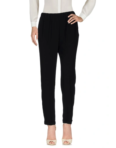 Shop Alberto Biani Woman Pants Black Size 8 Triacetate, Polyester