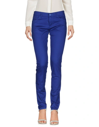 Shop Armani Jeans Pants In Bright Blue
