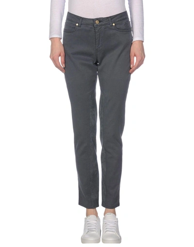 Shop Jeckerson Casual Pants In Grey