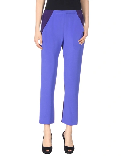 Shop Zero + Maria Cornejo Casual Pants In Purple
