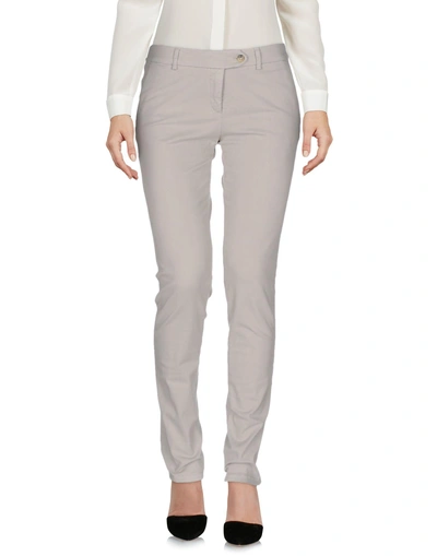 Shop Allegri Casual Pants In Light Grey