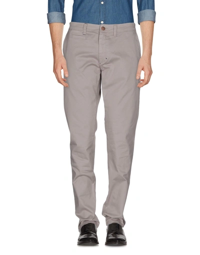 Shop Sun 68 Casual Pants In Dove Grey