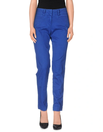 Shop Massimo Alba Casual Pants In Blue