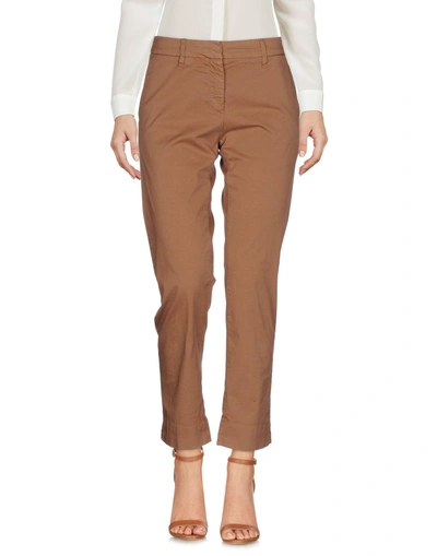 Shop Novemb3r Casual Pants In Brown