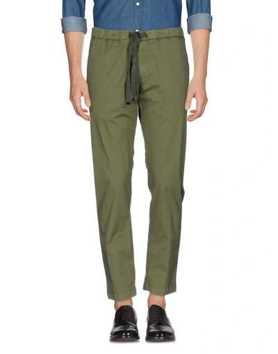 Shop Myths Casual Pants In Military Green