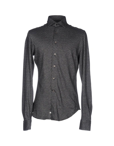 Shop Alessandro Gherardi Patterned Shirt In Lead