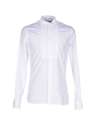 Shop Maison Lvchino Shirts In White