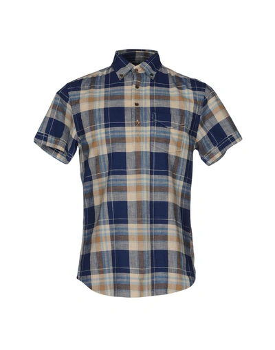 Shop Alex Mill Checked Shirt In Blue