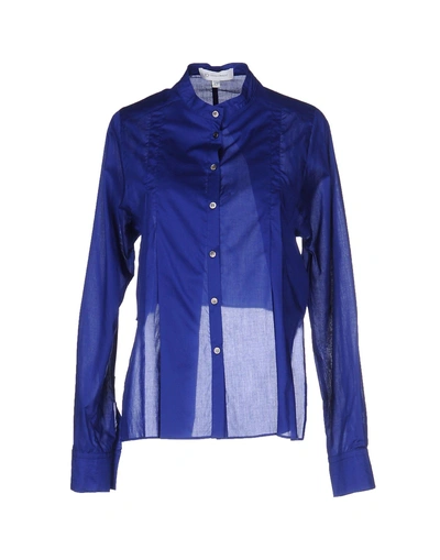 Shop Io Ivana Omazic Shirts In Dark Blue