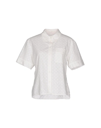 Shop Bagutta Lace Shirts & Blouses In Ivory