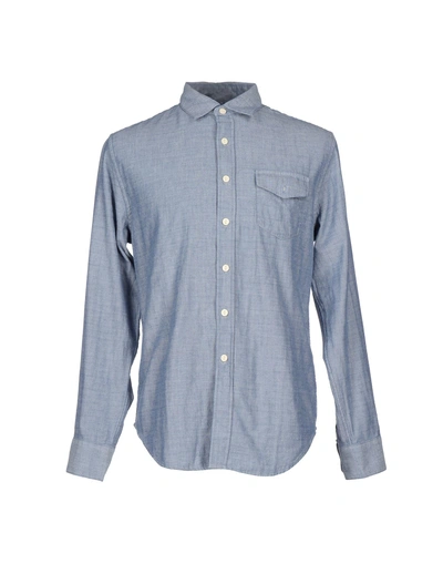 Shop Grayers Solid Color Shirt In Blue
