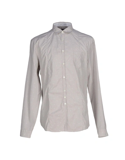 Shop John Varvatos Striped Shirt In Grey