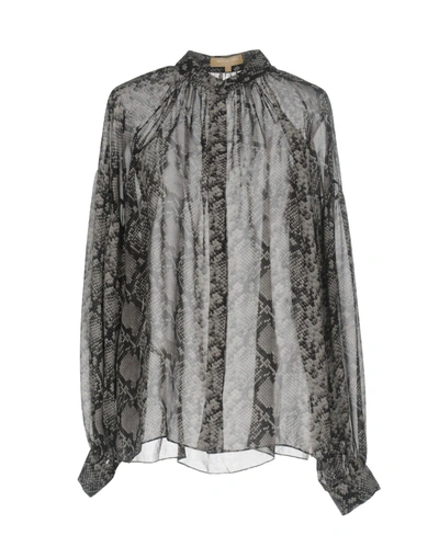 Shop Michael Kors Shirts In Grey