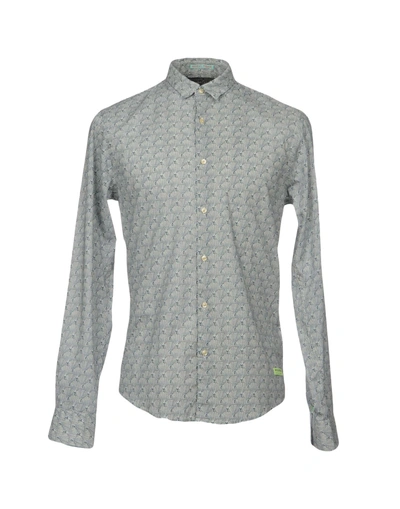 Shop Scotch & Soda Patterned Shirt In Dark Blue