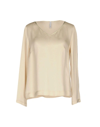 Shop Aglini Blouses In Light Pink