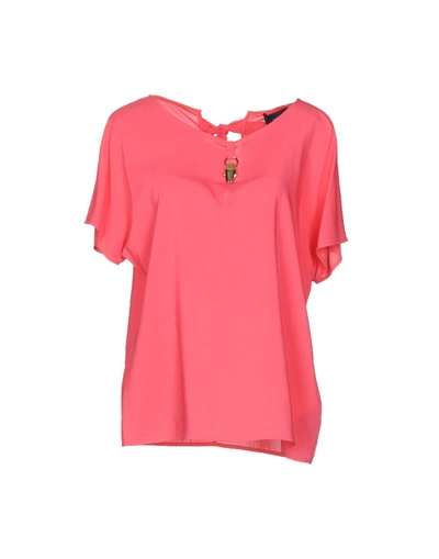 Shop Class Roberto Cavalli Blouses In Coral