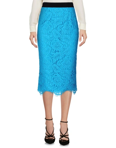 Shop Marco Bologna 3/4 Length Skirts In Azure