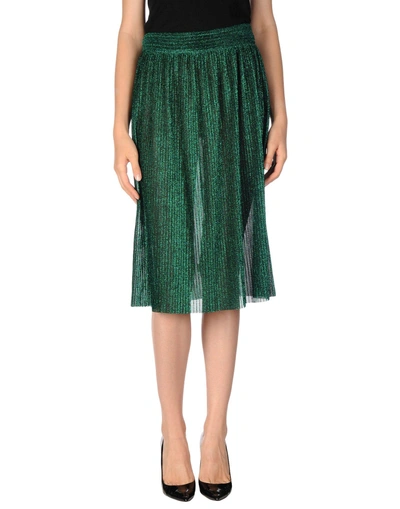 Shop Marco Bologna 3/4 Length Skirts In Green