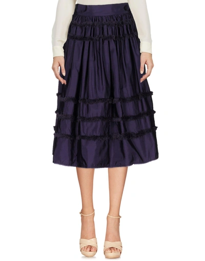 Shop Jupe By Jackie Midi Skirts In Purple