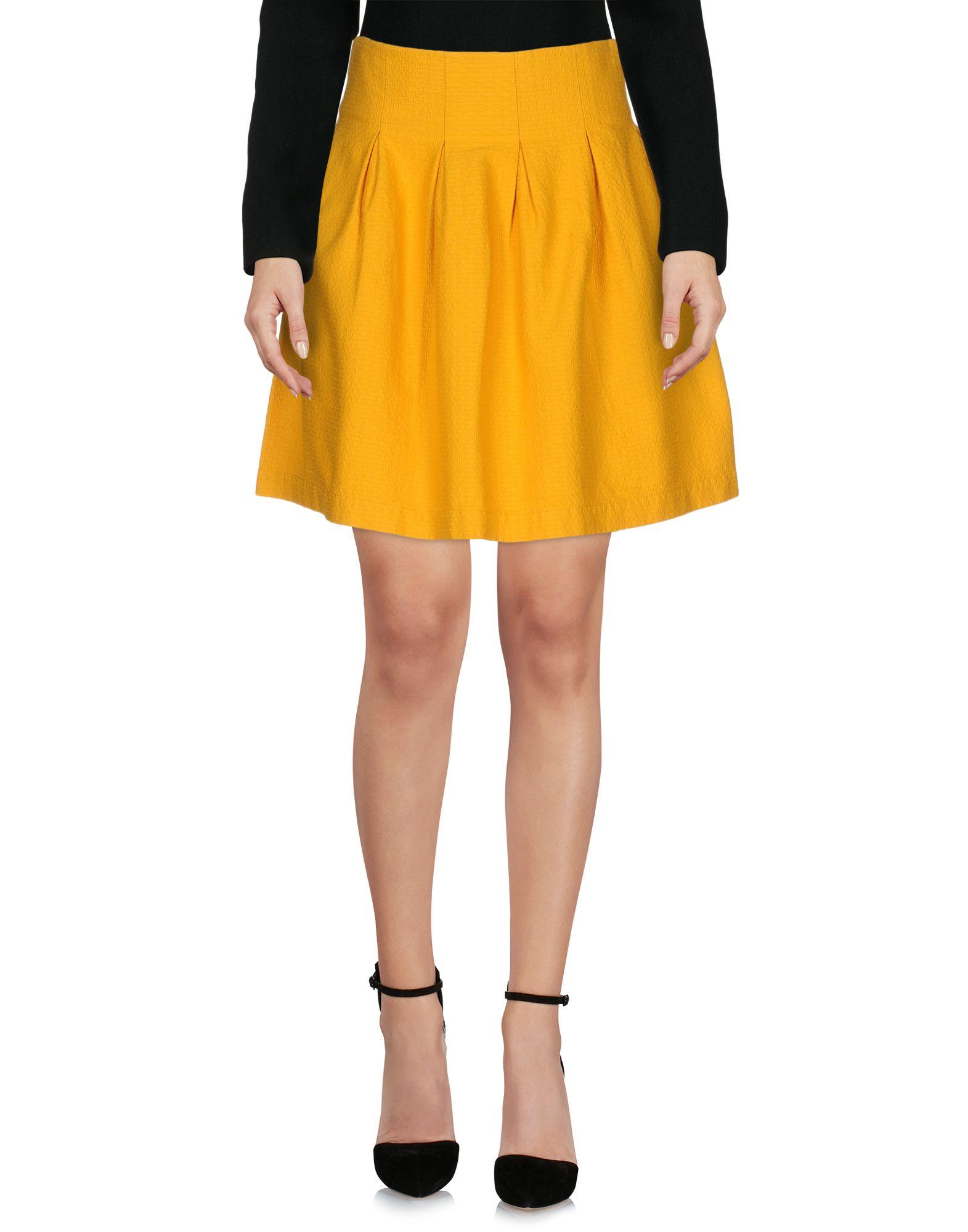 Department 5 Knee Length Skirt In Ocher | ModeSens