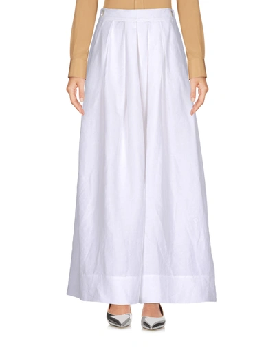 Shop Mantù Maxi Skirts In White