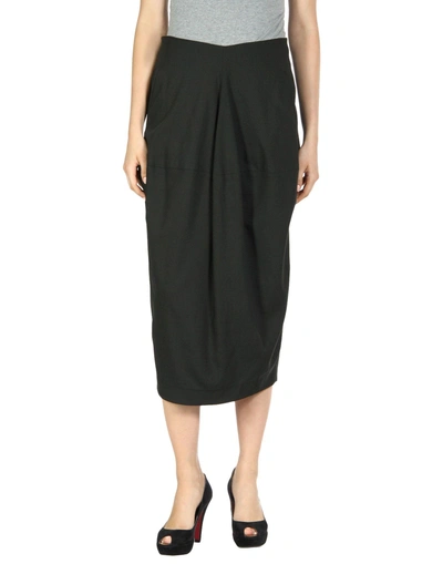 Shop Christian Wijnants Maxi Skirts In Black
