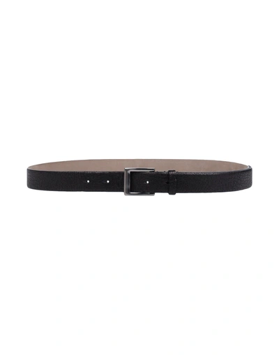 Shop Brunello Cucinelli Leather Belt In Black