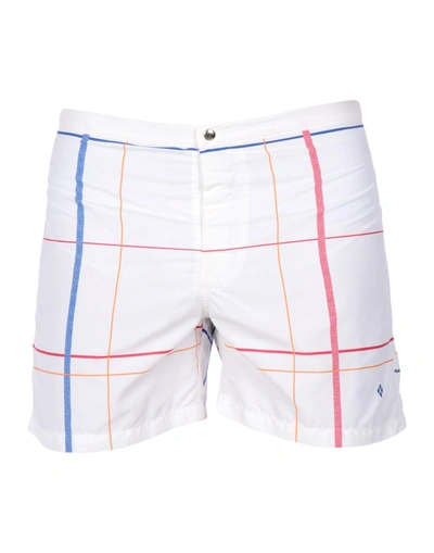 Shop Ballantyne Swim Shorts In White