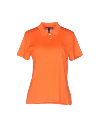 Shop Ralph Lauren Polo Shirts In Orange