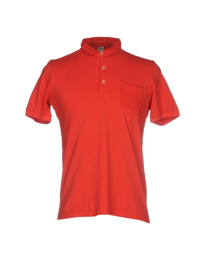 Shop Authentic Original Vintage Style Polo Shirts In Red