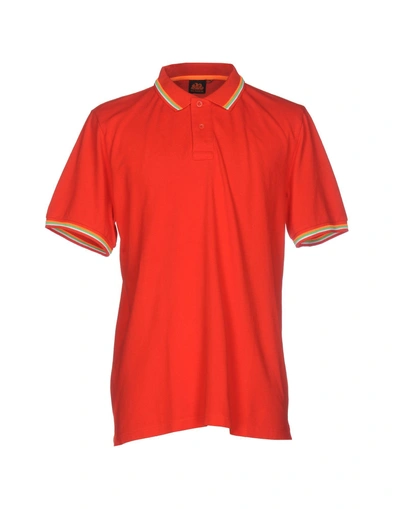 Shop Sundek Polo Shirt In Red