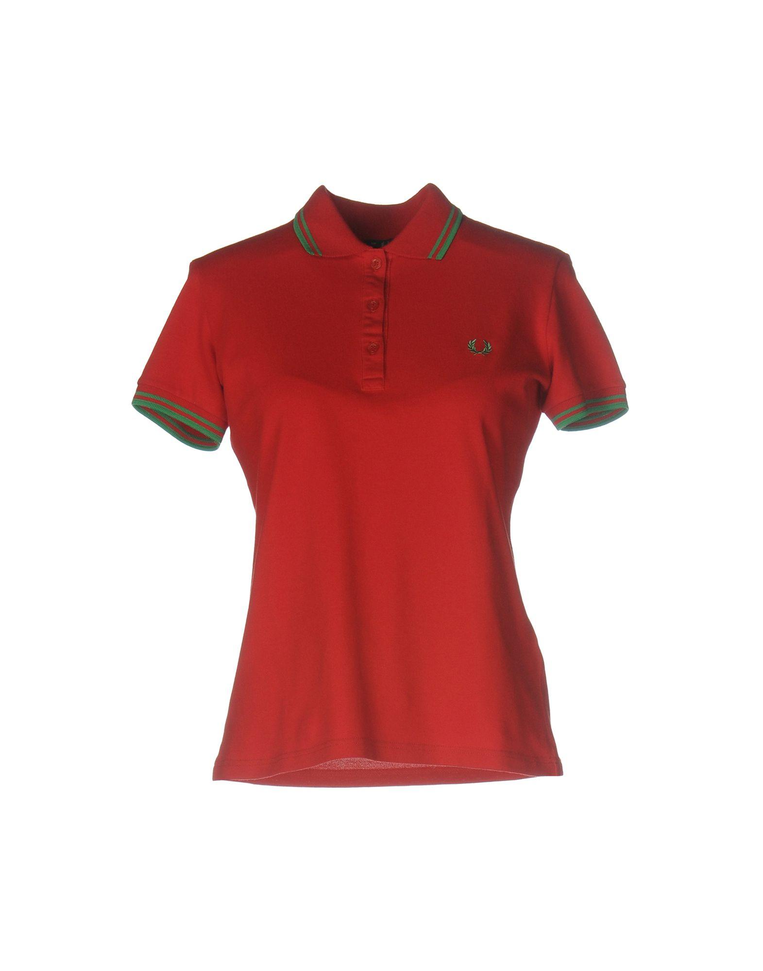 fred perry polo shirt red