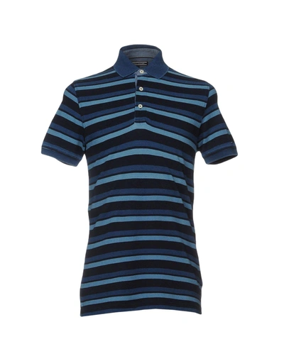 Shop Tommy Hilfiger Polo Shirt In Dark Blue