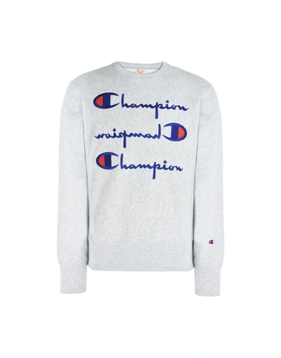 Shop Champion Sports T-shirt In Light Grey
