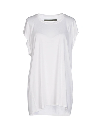 Shop Enza Costa T-shirt In Ivory