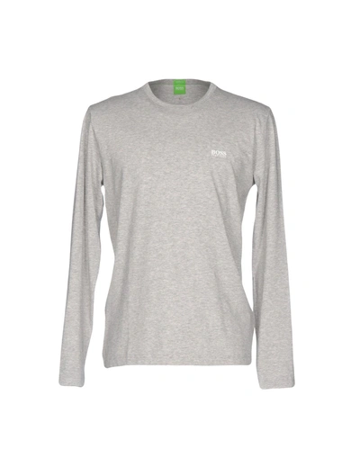Shop Hugo Boss T-shirt In Light Grey