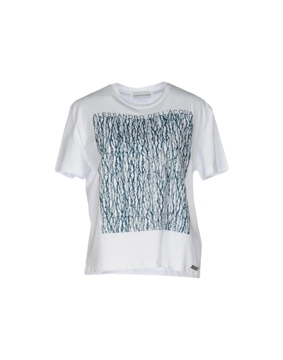 Shop Alessandro Dell'acqua T-shirt In White
