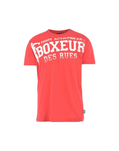 Boxeur Des Rues T shirts In Red ModeSens