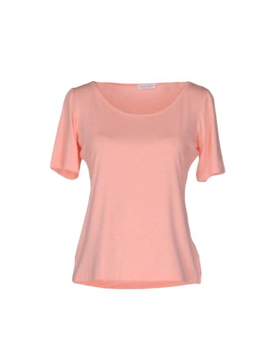 Shop Gran Sasso T-shirt In Salmon Pink