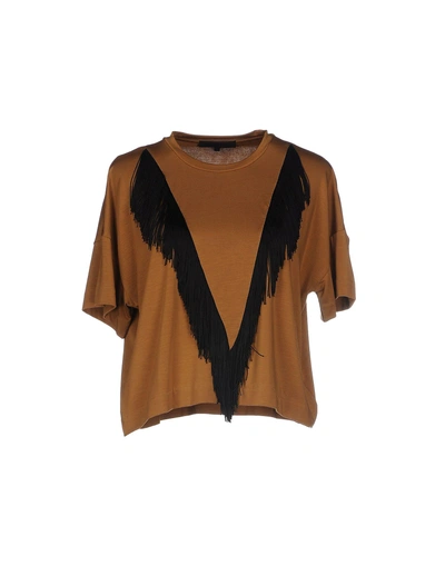 Shop American Retro T-shirt In Brown